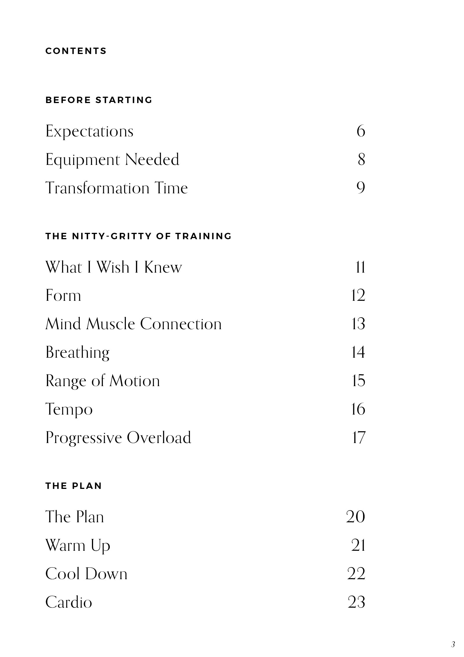 Home Guide - 12 Week Home Program
