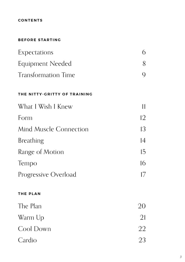 Home Guide - 12 Week Home Program