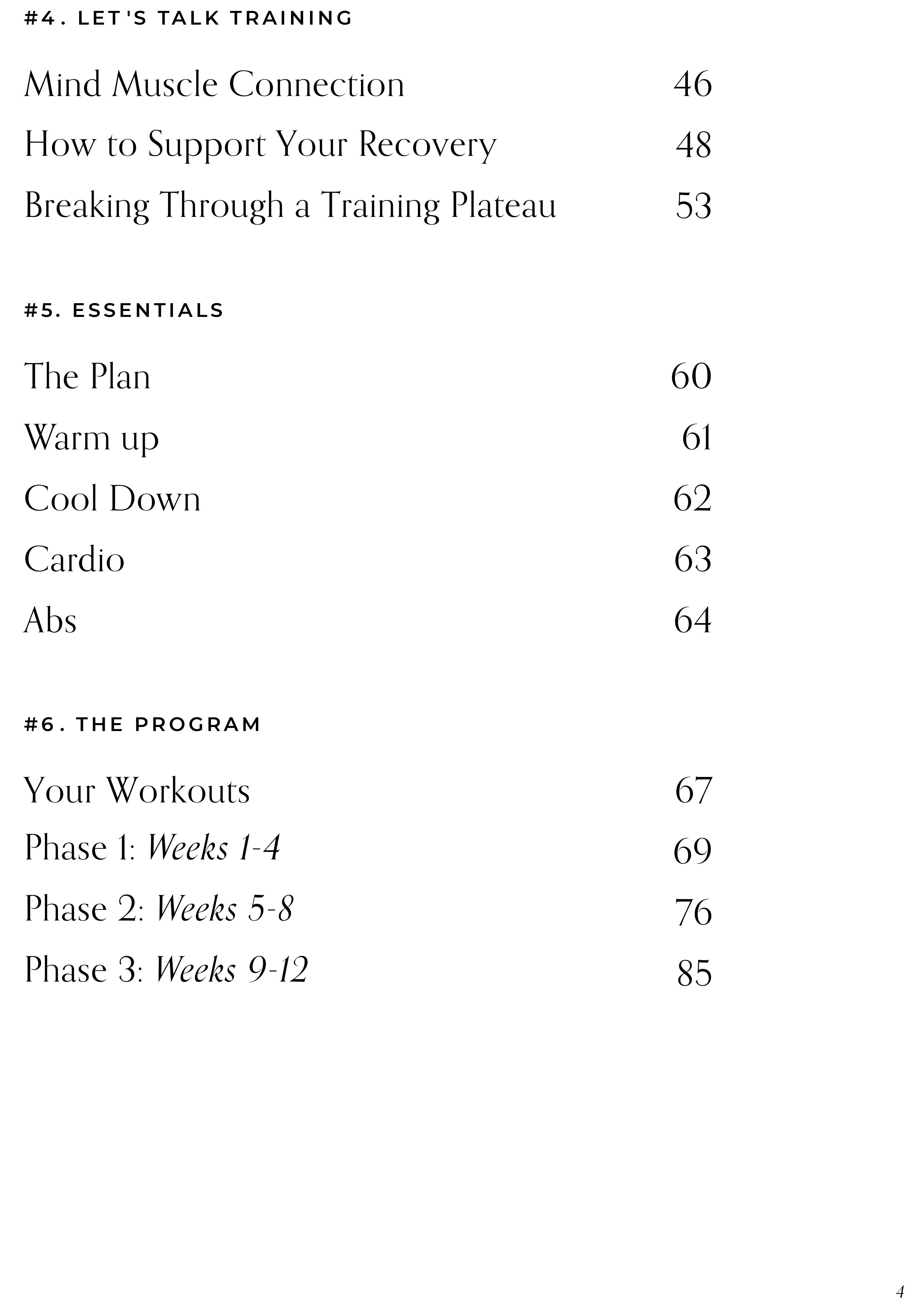 The Next Level Guide - 12 Week Gym Program